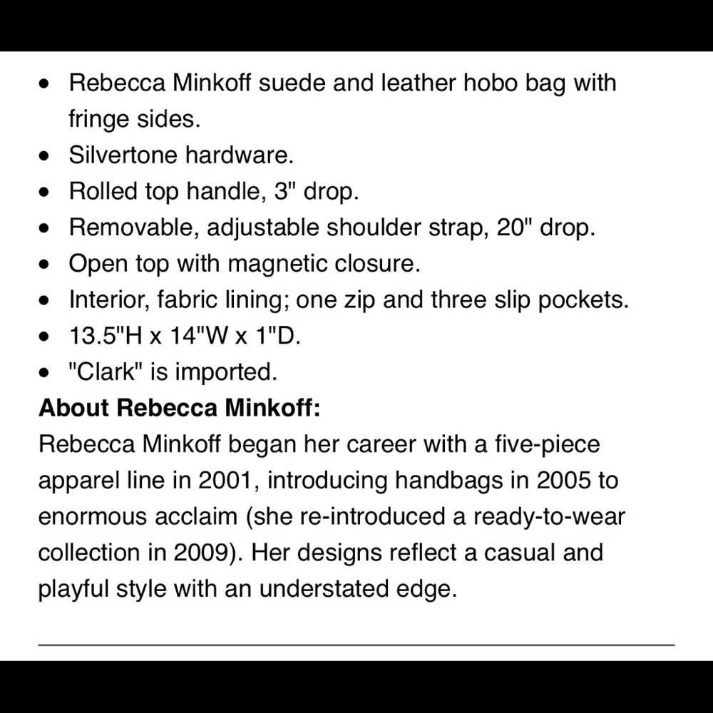 🎉HOST PICK🎉Rebecca Minkoff Clark Hobo Bag - Picture 7 of 11